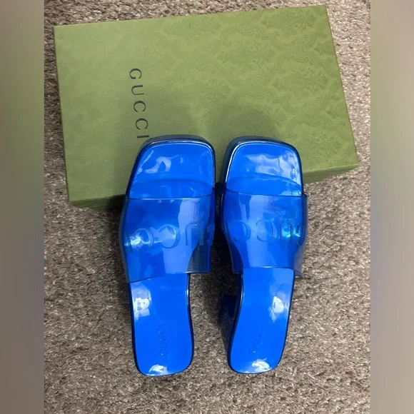 Gucci authentic Jelly slides - Picture 1 of 4
